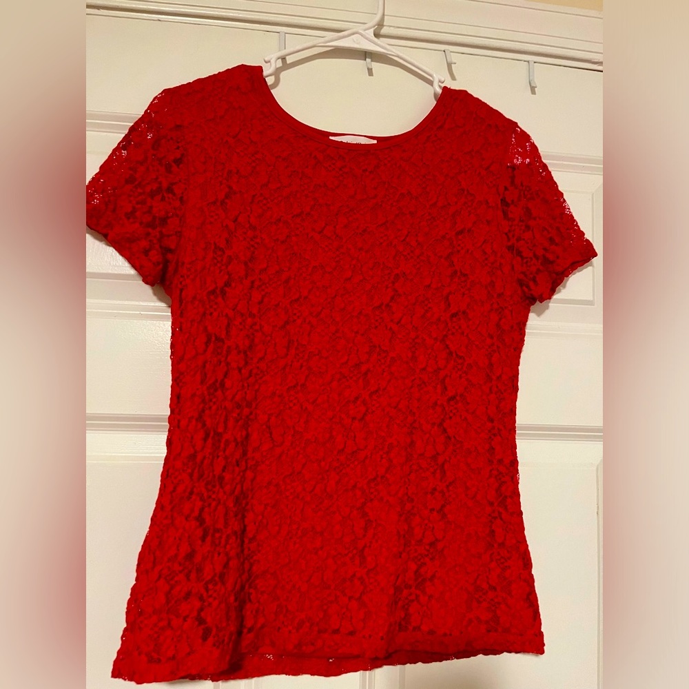 Calvin Klein lace blouse